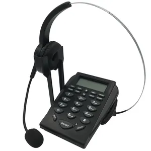 HT310 professionale FSK/DTMF Caller ID automatico cablato Call Center auricolare telefono con cancellazione del rumore