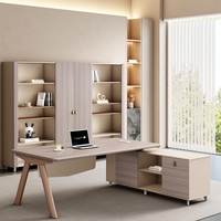 Bureau de réception modulaire en bois moderne de haute qualité sur mesure en forme de L pour usage commercial