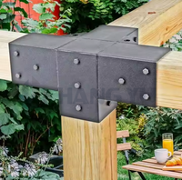 Meilleure qualité Kit de supports pour pergola en acier chinois Accessoires pour murs rideaux disponibles en vente totale