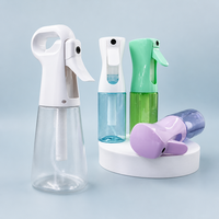 Bouteille pulvérisateur à brume continue 200ml 300ml 500ml, flacon pulvérisateur à brume fine pour salon de coiffure, nettoyage, fabricant OEM ODM