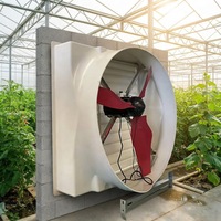 Ventilateur d'évacuation anti-corrosion en FRP de 15 pouces, ventilateur de ventilation mural de 380 mm