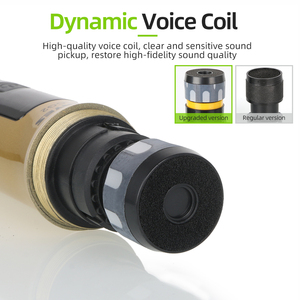 Microphone <span class=keywords><strong>sans</strong></span> <span class=keywords><strong>fil</strong></span> à main professionnel Batterie au lithium <span class=keywords><strong>rechargeable</strong></span> 1800mA adaptée aux soirées karaoké - Product Image 4