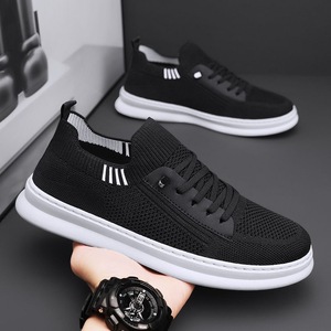 <span class=keywords><strong>Scarpe</strong></span> Sportive da Uomo Leggere in Maglia Fly-Knit, Comode Sneakers Casual con Lacci <span class=keywords><strong>e</strong></span> Design a Calzino, Produzione all'Ingrosso - Product Image 5