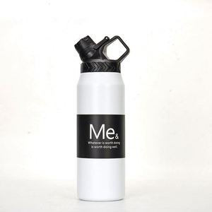 Gobelet thermique à double paroi 750 ml 950 ml en acier inoxydable 304, isolé sous vide, bouteille de sport portable pour les voyages - Product Image 2