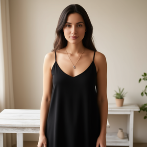 Collana con Ciondolo Capricorno in Acciaio Inossidabile 46056 Acero PQT12 - Product Image 3