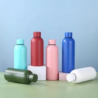Botella de Agua Personalizada con Logo y Color, Reutilizable de Metal para Gimnasio y Deporte, Termo de Acero Inoxidable con Aislamiento al Vacío para Sublimación