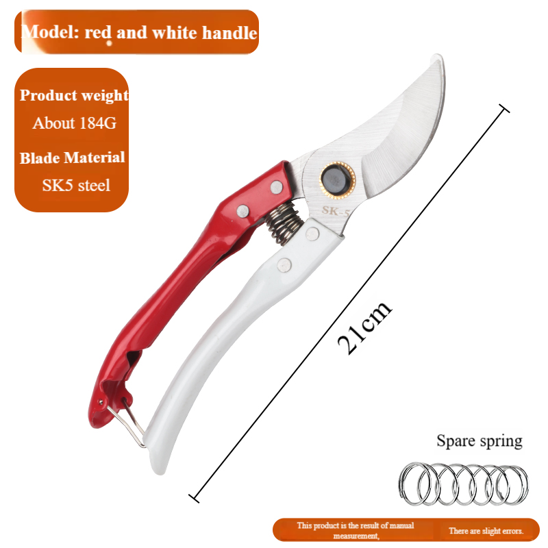 Garden Scissors red&white handle