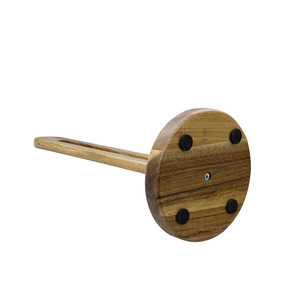 Portarotolo <span class=keywords><strong>in</strong></span> <span class=keywords><strong>Legno</strong></span> di Acacia Naturale Retrò Personalizzato, Antiscivolo, per Cucina Domestica, <span class=keywords><strong>Porta</strong></span> Rotolo di Carta e Sacchetto Fresco - Product Image 3