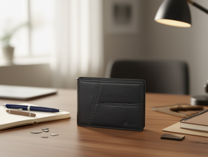 Portafoglio da Uomo in Vera Pelle, Stile Minimalista, Pieghevole Corto, Idea Regalo ART-18010 - Product Image 2