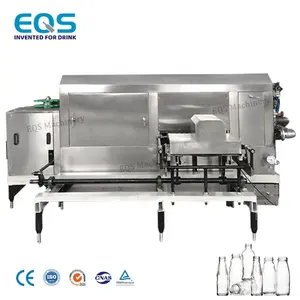 High Quality Automatic Linear Recycle Beer Glass Bottle Washing Cleaning Machine