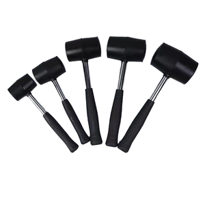 ค้อนยางหัวคู่ด้ามจับทำจากเหล็กกันลื่นด้ามยางสำหรับก่อสร้าง - Product Image 1