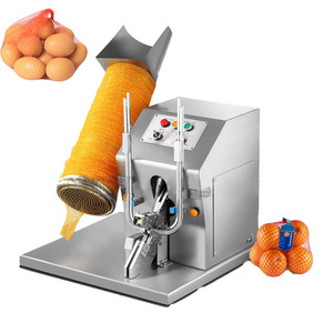 <b>Plastic</b> Clipping Bag Packaging Garlic Onions Mesh <b>Net</b> Bags Packing Machine - Product Image 1