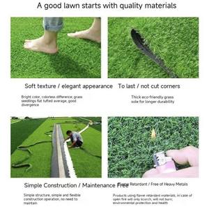 <span class=keywords><strong>Gazon</strong></span> <span class=keywords><strong>artificiel</strong></span> haute densité Qizhi CJ3523, résistant à l'usure, imperméable, vert, pour animaux de compagnie et enfants - Product Image 4