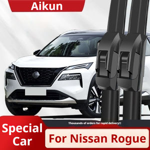 Balai d'essuie-glace en silicone universel de remplacement pour essuie-glace de pare-brise de fenêtre OEM 26 "+ 17" pour Nissan Rogue caoutchouc naturel - Product Image 3
