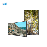 Écran publicitaire LCD mural pour bureaux, zones de réception et centres commerciaux