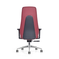 Chaise de bureau ergonomique pivotante en cuir réglable Foshan pour réunions, conférences, personnel, directeurs, gestionnaires, cadres