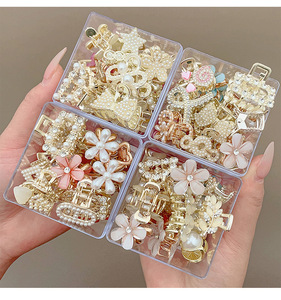 2026 Light Luxury <b>Sweet</b> Style Pearl Love <b>Heart</b> Bow Hairpin Fashionable Temperamental Design Girl's Hairpin Wholesale Jewelry - Product Image 5