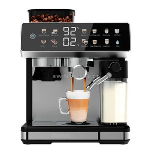 <span class=keywords><strong>Machine</strong></span> <span class=keywords><strong>à</strong></span> <span class=keywords><strong>expresso</strong></span> intelligente ANWELL <span class=keywords><strong>avec</strong></span> moulin <span class=keywords><strong>intégré</strong></span>, système de préparation du lait, <span class=keywords><strong>machine</strong></span> <span class=keywords><strong>à</strong></span> café grain-<span class=keywords><strong>à</strong></span>-tasse 4 en 1 pour le bureau et la maison - Product Image 6