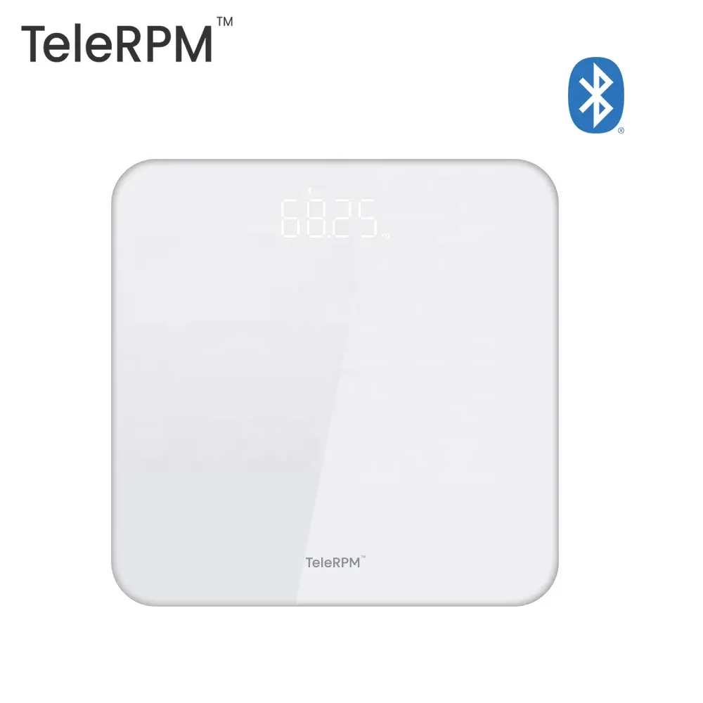 TeleRPM Innovative Bluetooth-Haushalts waage für intelligente Badezimmer Digitale Körper waage Integriert sich einfach in das RPM Remote Kit