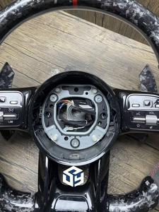 <span class=keywords><strong>Volante</strong></span> de Alcántara y Carbono para Mercedes Benz W204 W205 W211 W213 W212 W222 E550 G63 C63 AMG GT - Product Image 6