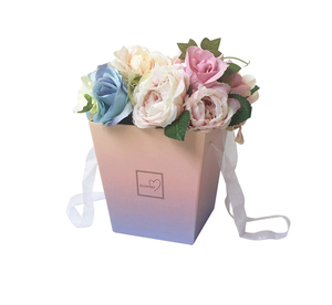 Arreglo de caja de flores de papel elegante de mano Forro de esponja de laminación mate-Bolsa de flores elegante-Bolso PARA EL Día DE LA MADRE San Valentín - Product Image 6