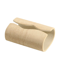 Stonekocc moderne pierre artificielle travertin forme géométrique boîte à mouchoirs créatif maison hôtel bureau papier boîte décoration