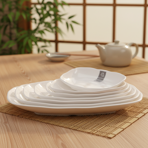 9 Inch White Melamine <strong>Deep</strong> <strong>Plate</strong> ,white Rectangle Melamine <strong>Plate</strong> - Product Image 2