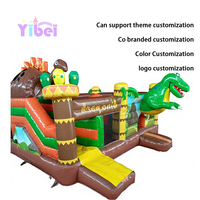Château gonflable commercial avec toboggan château gonflable et équipement d'amusement intérieur sautant maison enfants et adultes