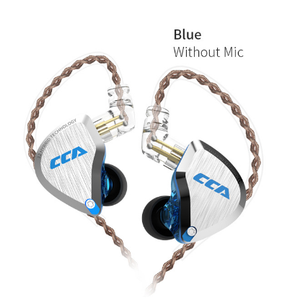 หูฟังอินเอียร์ <span class=keywords><strong>CCA</strong></span> <span class=keywords><strong>C12</strong></span> Metal 5BA+1DD ไฮบริด 12 ยูนิต HIFI เบสหนัก ตัดเสียงรบกวน - Product Image 3