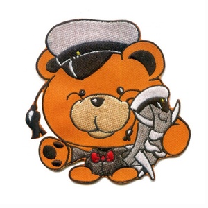 Embroidered Chenille Fabric Lace Eco-Friendly Custom Large Size Iron-On Patches for <b>Hats</b>-Personalized Design - Product Image 2