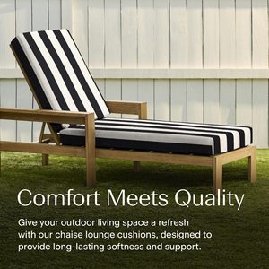Customized Outdoor Lounge Chair Cushion Rectangular Water Resistant All Season Single Sofa Cover - Product Image 2