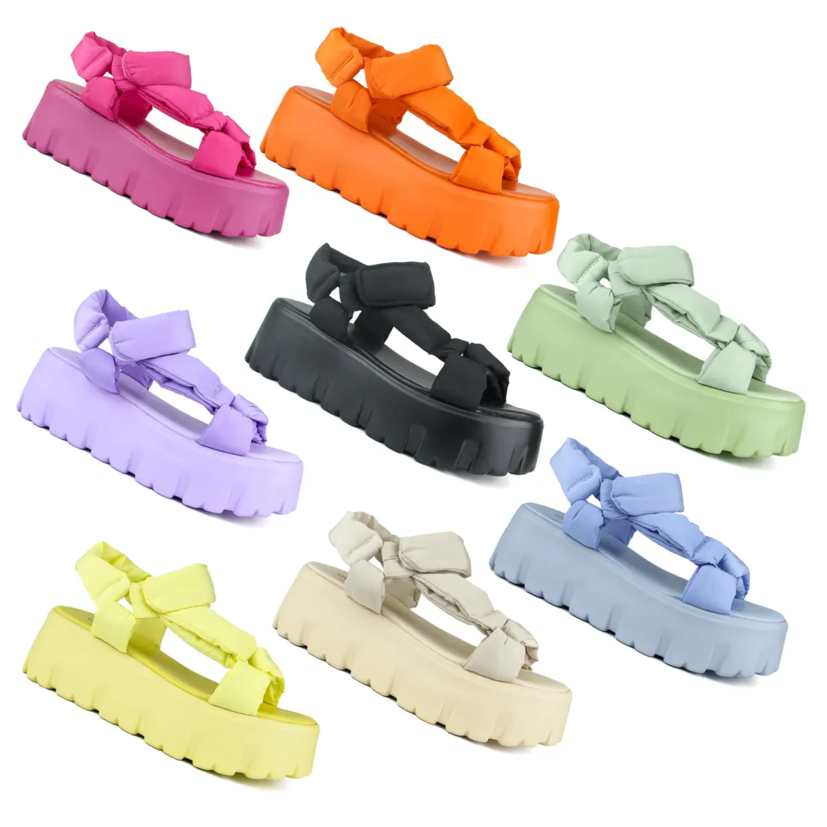 Origineel Ontwerp Dames Schoenen Zomer Plat Strand Sandalen Voor Vrouwen Vrouwelijke Gesp Riem Kleuren Regenboog Sandaal