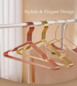 Golden Metal Multifunction <b>Clothes</b> Shirts Hanger with Groove Strong Bearing Capacity 40cm X 20cm Gold-plated Coats Suit Rack - Product Image 4