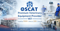 Équipement vétérinaire OSCAT, moniteur patient multiparamètres 14 pouces, ECG, SpO2, NIBP, ETCO2, écran tactile, certifié CE, moniteur vital