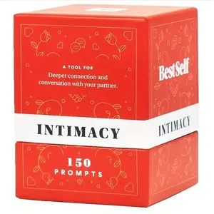 Intimacy Deck by BestSelf Communication in Relationships Tarjeta de juego de fiesta