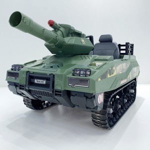 Tanque Eléctrico para Niños de 12V, Precio de Fábrica, Último Modelo, Duradero y Potente, Mini Vehículo Eléctrico de Juguete con Rieles Reales - Product Image 2