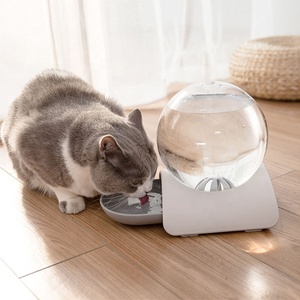 Pompom Desain Mode Populer Pet Air Mancur Minum Otomatis Mangkuk Air Kucing Persediaan Anjing Pengumpan Air - Product Image 5