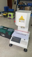 Indexador de flujo de fusión de plástico FT/probador de tasa de flujo de fusión con pantalla LCD/máquina de plastómetro de plástico
