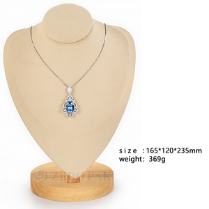 Bán buôn zebo OEM sợi nhỏ lớn vừa nhỏ mặt dây chuyền vòng cổ hiển thị là viết tắt của ba bộ đồ trang sức container - Product Image 4