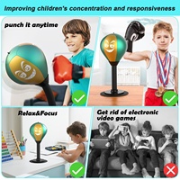 Ballon de boxe de bureau MR New Style pour soulager la pression, ballon de frappe de bureau avec ventouse