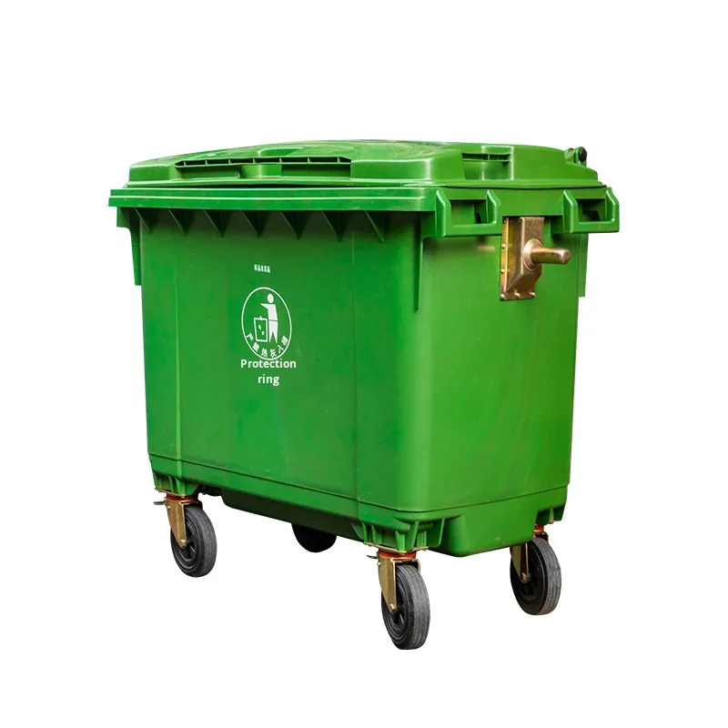 Large Outdoor Wheeled Plastic Garbage Truck