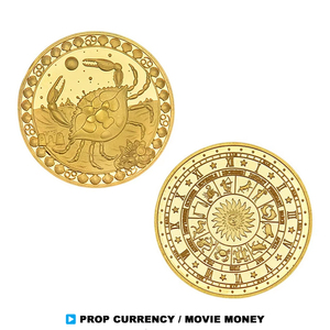 Luxe Haute Qualité Douze Constellations Pas De Minimum Souvenir Estampage Double Face 2D Métal Pièces <span class=keywords><strong>Personnalisé</strong></span> Argent Or Pièces Vente - Product Image 3