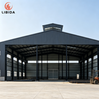 Fábrica de Procesamiento de Estructuras Metálicas Prefabricadas Personalizadas, Taller Único de Gran Área, Fabricación de Estructuras Galvanizadas para Almacenamiento