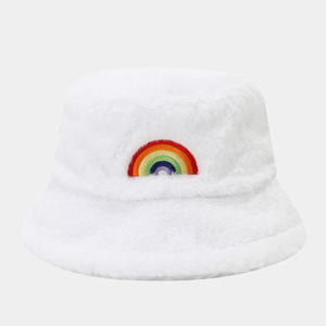 Unisex Mới Dày Ấm Áp Và Đơn Giản Cầu Vồng Xô Nữ Bóng Râm Lạnh Mặt Trời Phù Hợp Tất Cả Các Lưu Vực Hatt - Product Image 5