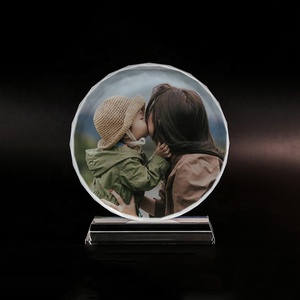 Cadre de médaille <span class=keywords><strong>photo</strong></span> <span class=keywords><strong>en</strong></span> <span class=keywords><strong>verre</strong></span> de cristal vierge de sublimation de haute qualité plaques de <span class=keywords><strong>verre</strong></span> de sublimation - Product Image 1