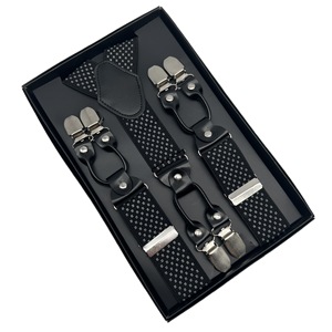 <span class=keywords><strong>Tirantes</strong></span> de poliéster para hombre de 3.5cm con 6 clips, diseño en caja, <span class=keywords><strong>tirantes</strong></span> de <span class=keywords><strong>traje</strong></span> en stock - Product Image 3
