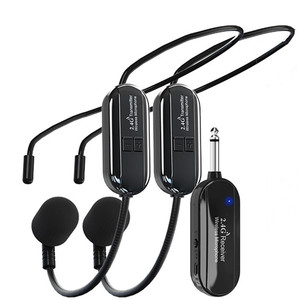Microphone sans fil 2,4 GHz pour enseignants et guides touristiques, casque Little Bee avec amplificateur et écouteur - Product Image 2