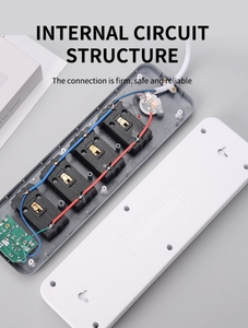 Tira de alimentación universal con 3-5 Oulets, 2 USB y 2 tipo C, cable de extensión de 2M Tira de alimentación universal - Product Image 6