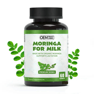 OEM Organic <span class=keywords><strong>Moringa</strong></span> <span class=keywords><strong>Capsules</strong></span> Suplemento ao leite materno rico em nutrientes para mulheres grávidas Tablets Dosagem - Product Image 1