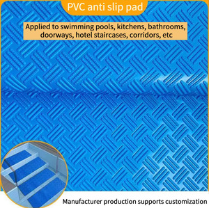 Tapis antidérapant <span class=keywords><strong>en</strong></span> PVC bleu Duonik pour échelle <span class=keywords><strong>de</strong></span> <span class=keywords><strong>piscine</strong></span>, couleur personnalisable, protection des marches <span class=keywords><strong>de</strong></span> <span class=keywords><strong>piscine</strong></span> - Product Image 3